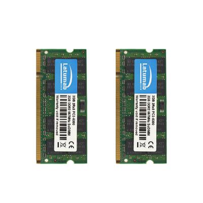 China Latumab DDR2 RAM 2GB 4GB 8GB 667mhz SODIMM Notebook RAM 200Pin 1.8V RAM DDR2 Laptop Memory Laptop Memory PC2-5300 for sale