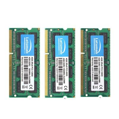 China Latumab 4G 8G DDR3 Laptop Memory 1.5V 1.35V SODIMM Memoria RAM DDR3 Notebook Memory Module LAPTOP RAM 1866MHz 1600MHz 1333MHz 1066MHz for sale