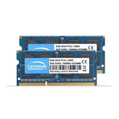 China Latumab Ddr3L Bgb 1600Ghz Memoria Laptop Notebook 8Gb 4Gb 2Rx8 Sdram 1600 Ram Mhz 1866Mhz Cl9 Cl11 Cl13- 8B Leptop rem M for sale