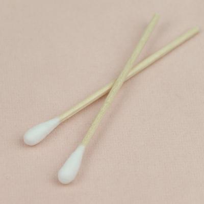 China Wooden Medical Industrial Sterile Pole Cotton Buds Swabs Test Industrial Cotton Swabs for sale