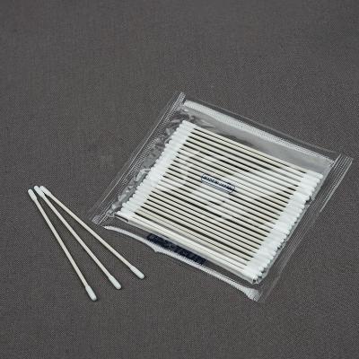 China Double Head Shape Paper Handle Industry Supplier Dust Proof Industrial Cotton Swab for sale