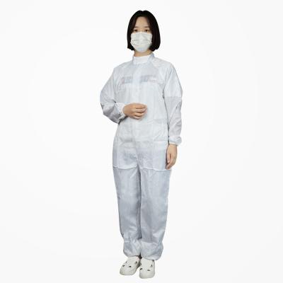 China Custom Cleanroom Cleanroom Coveralls Anti Static Esd Style Suit/Esd Suit One Piece Washable Workwear for sale