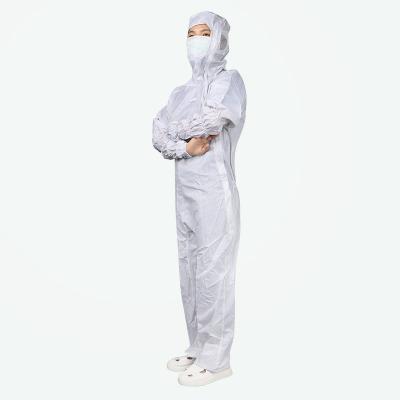 China One Piece/Custom Style Suit ESD Clean Clothes Suits Cleanroom Workwear Scratch ESD Cleanroom Clothes Anti-Static Manufacturer for sale