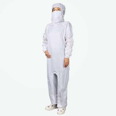 China Cleanroom/Lab Custom ESD Style Garment 5mm Strip Gown One Piece Suit/Work Clothes for sale