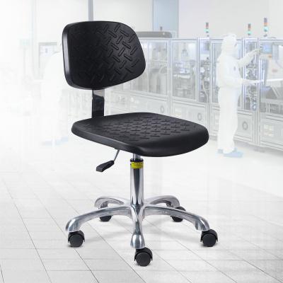 China Modern ESD Cleanroom Chair Foam Desk Fabric/PU Clean Room Anti-Static Lab Chair for sale