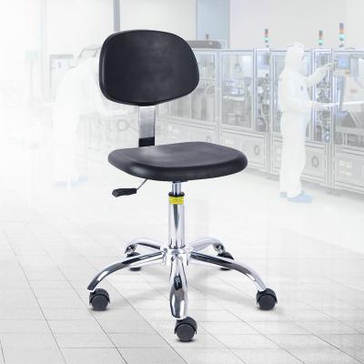 China Modern High Quality Black Adjustable PU Foam Antistatic ESD Chair for sale