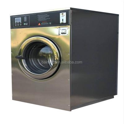 China Multifunctional 304 Stainless Steel Laundry Equipments Self Service Coin Operated Laundry Machines for sale