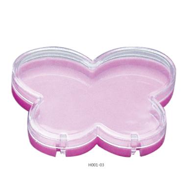 China H001-03 Plastic Cosmetic Containers Butterfly Shape Makeup Box for sale