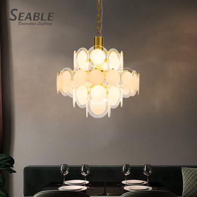 China Cafe Modern Decorative Indoor Home Store LED Fixtures Decoration Contemporary Style Luxury Pendant Light for sale