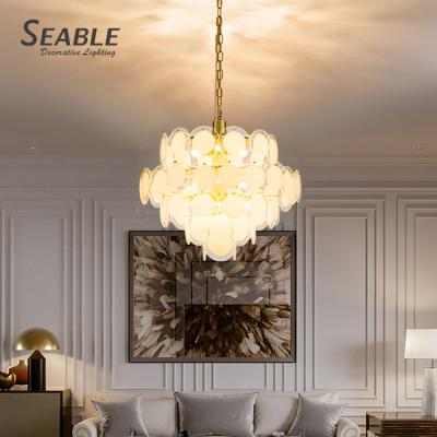 China Modern Decorative New Product Decoration Living Room Dining Room LED Indoor Glass Pendant Lamp for sale