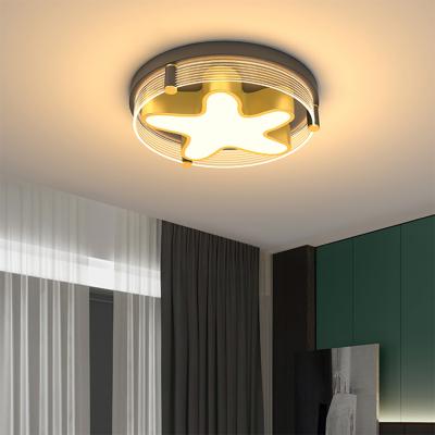 China New Product Round Star Decoration Indoor Iron LED Bedroom Acrylic Modern Ceiling Lamp Outdoor Mounted 36W 48W for sale