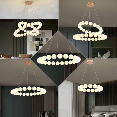 China Cafe Modern Decorative Wholesale Indoor Home Decoration LED Aluminum Pendant Light Modern Chandelier for sale