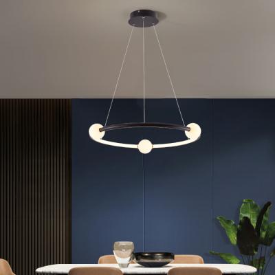 China Contemporary Indoor High Quality Modern Glass Bedroom LED Chandelier Living Room Decoration Pendant Light for sale