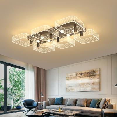 China Promotional Sale Indoor Luxury Decoration 36 Surface Mounted 54 108 Modern 128W Bedroom Living Room LED Ceiling Lamp for sale