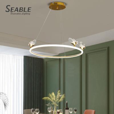 China Contemporary Professional Indoor Acrylic Living Room Bedroom LED Modern Iron Decoration Factory Chandelier Light for sale