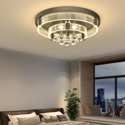 China Outdoor Direct Mounted Indoor Luxury Decoration 24 36 108 Factory Acrylic 128W Modern Living Room LED Ceiling Light for sale