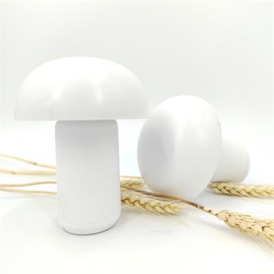 China Hotel White Mushroom Night Light Living Room Cute Design LED Lamp New Lighting White Mushroom Light for sale