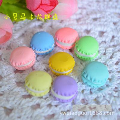 China Multicolor Planar Europe Round Makaron 3D Resin Cabochon For Scrapbooking for sale