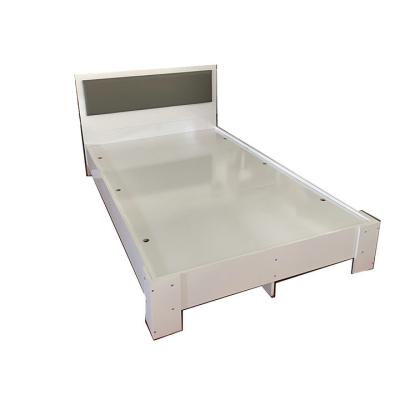 China Modular Bedroom Furniture Soft Head Wooden Bed for sale