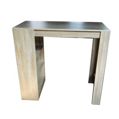 China 2022 new design Europe style three shelf simple oak bar table for sale