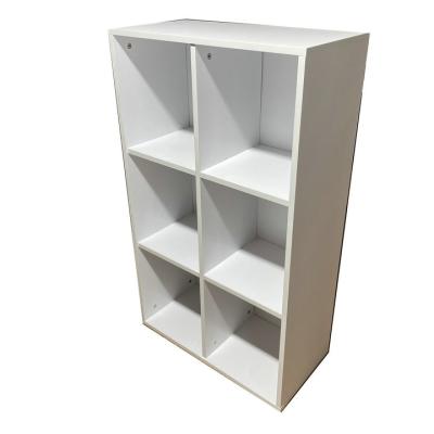 China 6 modern white layers of book shelves for sale