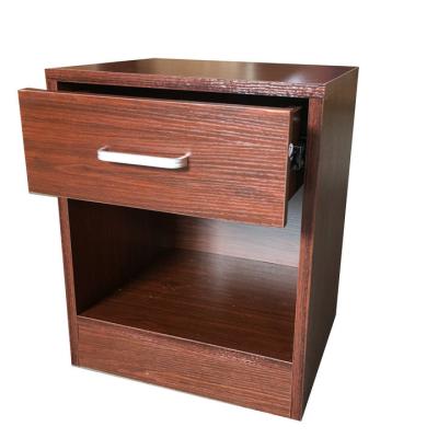 China Wood And Steel Legs Bed Room Furniture Nightstand for sale