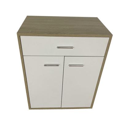 China A Modern Simple Cheap White Door One Drawer Two Shelf Storage Cabinet for sale