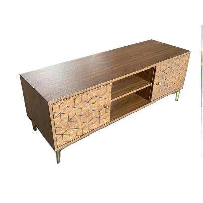 China Morden Design New Design Gold Legs TV Cabinet for sale