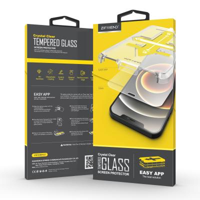 China Easy Installation Applicator Frame Tempered Glass 3 Pack Screen Protector For Iphone Xr for sale