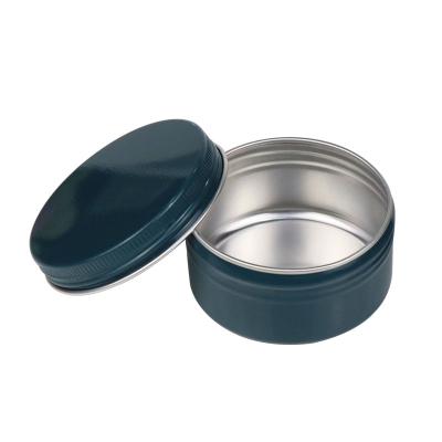 China 15g 30g 50g Recyclable Cosmetic Aluminum Jar Metal Tin For Cream Packaging Jar for sale