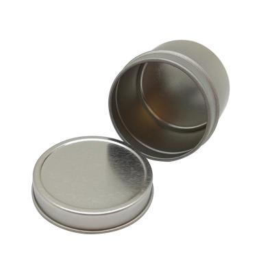 China 2021Hot Sale 2021Hot Sale Different Styles Metal Tin Box Eco-friendly And Recyclable Deep Round Sliver Packaging Tin Can for sale