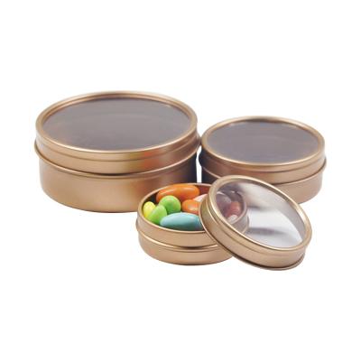 China Wholesale Eco-Friendly and Recyclable Small Round Incense Canister Creative Small Tinplate Box Maker Tinplate Packaging Box for sale