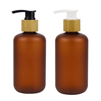 China Non Spill Fashion Design 300ml 500ml PET Bottle For Cosmetic Packaging And Shampoo Packaging for sale