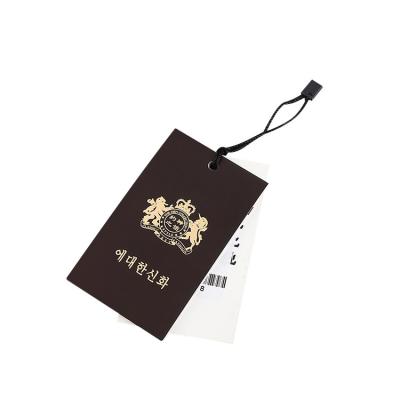 China Luxury hangtag and viable wholesale hangtag printing hangtag logo factory label for sale