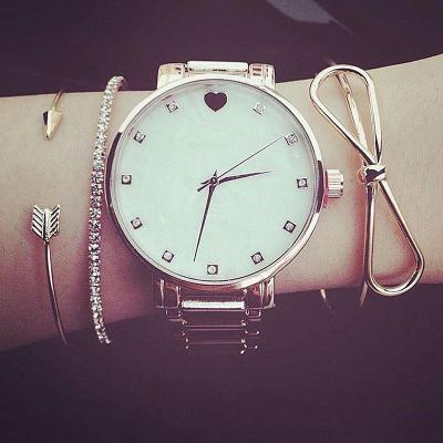 China Trendy Rhinestone Adjustable Bangle Bracelets Arrow Link Knot Open Love Bangle For Women Jewelry 2019 Women B0804 for sale