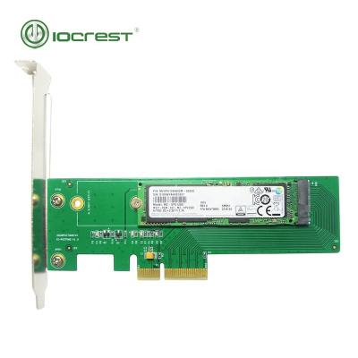 China IOCREST M.2 NVMe PCI-e M-Key to Normal Card PCI-e 3.0 x4 2280 2260 2242 and 2230 22110 Support SSD 22110 for sale