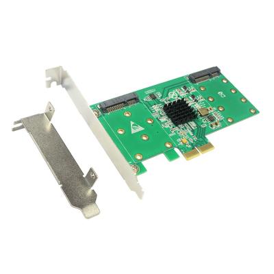 China PCI-e 2.0 to IO-PCE9230-4MR mSATA 4x RAID Controller Card for sale