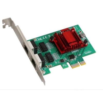 China Intel 82571EB Desktop Chipset PCIe Dual Port Gigabit NIC Adapter Network Card for sale