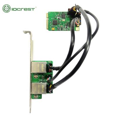 China New Arrival Desktop PCI Express Mini Network Card Dual Port Gigabit Ethernet for sale