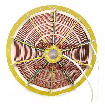 China Household 15kw Commercial Induction Coil Commercial Cooker Disc Shaped Thin - Wound Copper Heating Plate Heating Plate Customized for sale