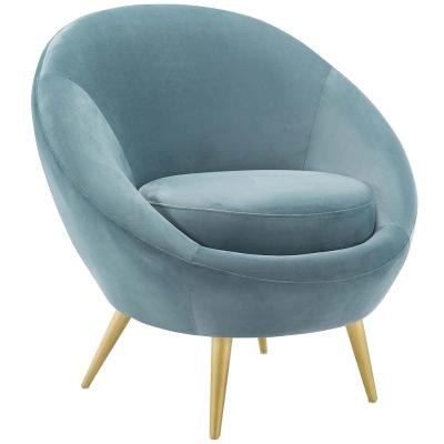 China Modern Circuit Performance Living Room Furniture Modern Velvet Accent Chair for sale