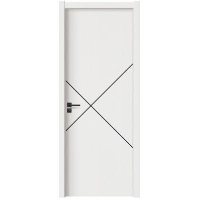 China Modern from modern manufacturers, simple made-to-order, custom, paintless and color-blocking wooden doors for sale