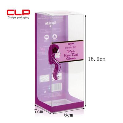 China Recycled Materials CLP Customized Clear Cosmetic BB Box Skin Care Products Plastic Packaging Box for sale