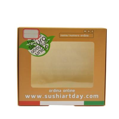 China Recyclable Paper Box With Skylight Food Packaging Gift With Cover Clothes Books Luxury Kraft Paper Boxes for sale