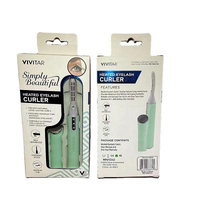 China Recyclable Beauty Tool Custom Eyelash Heated Curler And Accessories Packaging Box for sale