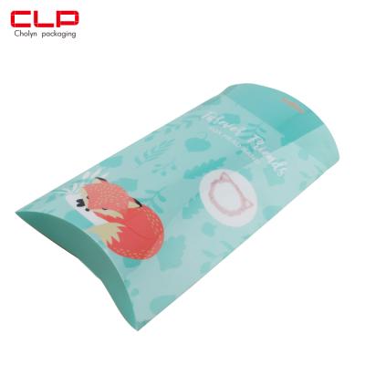 China Factory Direct Sale Recyclable High Quality Transparent Plastic Packaging Pillow Box For Cookies / Candy for sale