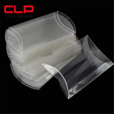 China CLP Recyclable Custom Clear Plastic Candy Pillow Packaging Box for sale