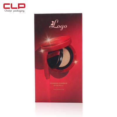 China Recycled Materials CLP Whosale Korean Cosmetic Custom Glow Cushion Box Packaging for sale