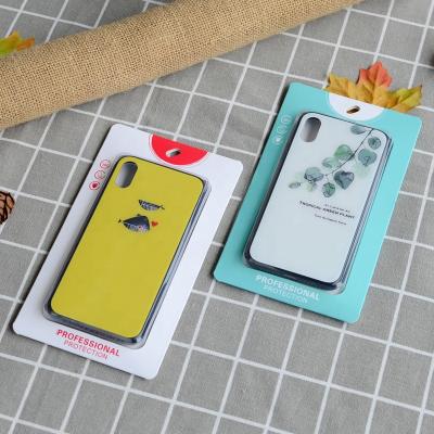 China Matte Lamination New Recyclable Biodegradable Custom Phone Case Packaging Box With Inner Tray for sale