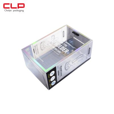 China Disposable Disposable PP PET PVC Material Square Transparent Folding Box For Coffee for sale